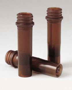 Analytical Sales & Services 1.5ml Amber Self-Standing Microtubes