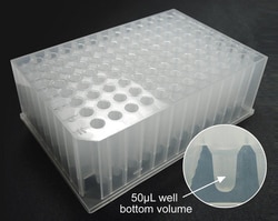 Analytical Sales 1ml Truetaper 96-Well Collection Plate, with Siliguard,