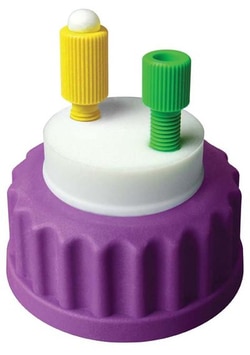 Analytical Sales Canary-Safe Cap I, GL45, 1 Standard Tubing Port, Quantity: