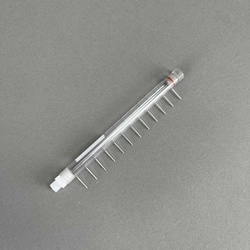 V&P Scientific Inc ASPIRATION WAND, 12 Channel, 96 Well, Standard, 20 Gauge, SS Tubes, 11mm Long, 9mm Spacing, Polycarbonate