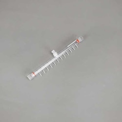 V ASPIRATION MANIFOLD, 12 Channel, 12 Well, PCR, 19 Gauge, SS Tubes, 7mm