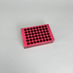 V REACTION BLOCK, Holds 48, 11.8mm Diameter Vials, Eddy Current Design,