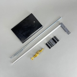 V&P Scientific Inc Stirrer Accessory Kit, includes Stand, Arm, Clamp and Plastic Syringe Holder
