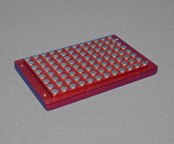 V MAGNETIC PLATE, 96 Well, Standard, Flat Bottom, 96 Round Posts, BioTek