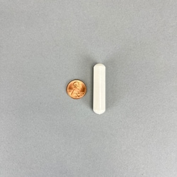 V&P Scientific Inc STIR ELEMENT, CYLINDER, NdFeB Magnet, 52MGO, PEEK Encapsulated, Used in Bottles, 10/pack