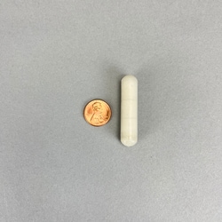 V STIR ELEMENT, CYLINDER, NdFeB Magnet, 52MGO, PVDF Encapsulated, Used