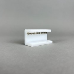 V MAGNETIC RACK, 8 Strip PCR Tubes, 0.2mL Volume, Quantity: Each of 1