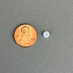 V&P Scientific Inc STIR ELEMENT, DISC, SmCo Magnet, 29MGO, PTFE Encapsulated, 5.0mm Diameter, 1.7mm Height, 12/pack