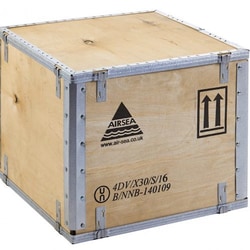 AirSea USA UN Plywood box for non-specific inners, 4DV/X30/S, Int dims: 370mm x 370mm x 300mm