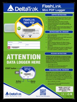Deltatrak Inc FlashLink Mini PDF IT Logger 85 Days, 40 units per case,