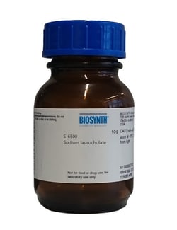 Carbosynth LLC. Sodium taurocholate, 145-42-6, MFCD00013050, 10 g, Quantity: