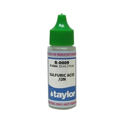 Taylor Chemical Sulfuric Acid .12N, .75 oz, Dropper Bottle | 7664-93-9