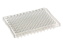 TWD Scientific LLC Pcr Plate, Twdbiox, 96 Well, Sterile, Polypropylene, Half Skirted, Flat Top Plate Edge, Printed Axis,  100/Case.