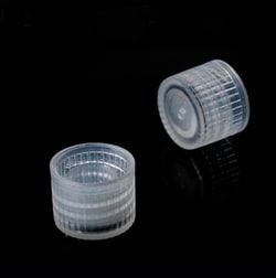 TWD Scientific LLC&nbsp;Microtubes Cap, Twdbiox, Non-Sterile, Clear, Polypropylene, Screw Cap With O-Ring, Tube Sold Separately, 5000/Case.