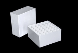 TWD Scientific LLC&nbsp;Cardboard, Freezer Box, Twdbiox, 5In, 36Well, Superior White, Use With 15Ml Tubes, 100/Case.
