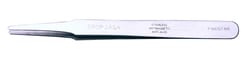 HISCO Style 2ASA Economy Tweezer with Flat Round Tips, 4-3/4", Quantity: