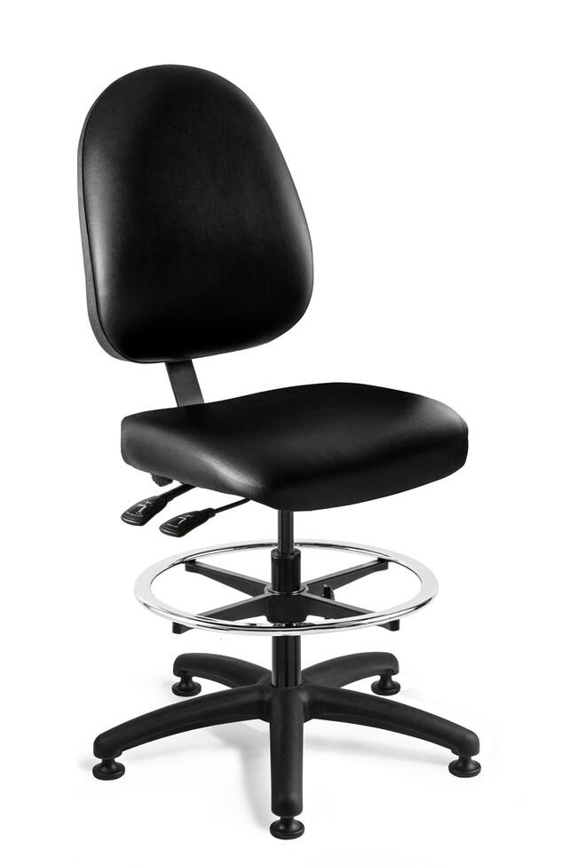 Bevco Precision Manufacturing Co Integra Tall Height Black Vinyl Chair