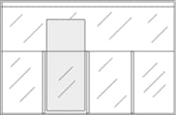 LabScientific 5 PLACE VINYL PLASTIC SLIDE HOLDER. Holds 5 slides 1"x3",