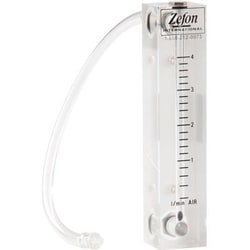 Zeflon International, Inc Low Flow Rotameter Flowmeter, 0-4 LPM, Non-adjustable,