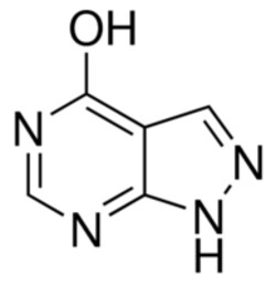 U.S. Pharmacopeia Allopurinol, 315-30-0, MFCD00599413, 250 mg, Quantity: