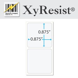Electronic Imaging Materials Inc 651 XyResist CytoLabel 0.88 inch x 0.88