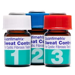 Quantimetrix Sweat Control For Cystic Fibrosis Testing, 3 Level Set
