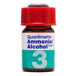 Quantimetrix Ammonia/ Alcohol Control,   Liquid, ready-to-use.  Three-year refrigerated shelf life and 4-month open vial stability when stored at 2-8°C. Each level sold separately.  High, Level 3, 3x5mL. 57-55-6