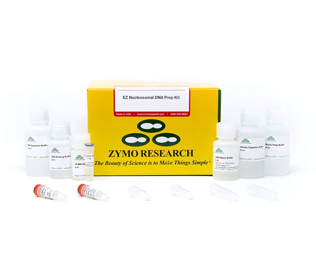 Zymo Research Corporation EZ Nucleosomal DNA Prep Kit, 20 preps, Quantity Fisher Scientific