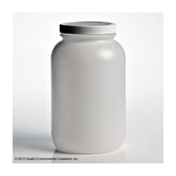 Quality Environmental Containers&nbsp;128oz/4000mL Natural Round Wide Mouth (Level 2) | 4/case