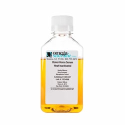 Omega Scientific Inc Donor Horse Serum, Heat Inactivated, 500 mL
