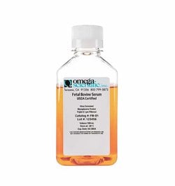 Omega Scientific Inc Fetal Bovine Serum, Usda Approved, 500 Ml, Quantity: