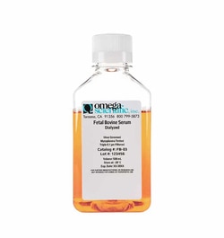 Omega Scientific Inc&nbsp;Fetal Bovine Serum, Dialyzed, 500 Ml