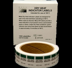 MESA LABS BOZEMAN MFG FACILITY CHEMICAL INDICATOR FOR DRY HEAT