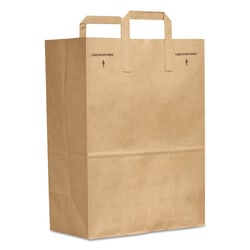Essendant Grocery Paper Bags, 70 lbs Capacity, 1/6 BBL, 12