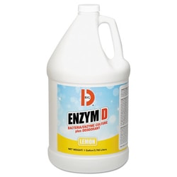 Essendant&nbsp;Enzym D Digester Liquid Deodorant, Lemon, 1 gal, 4/Carton