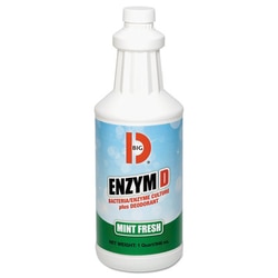 Essendant Enzym D Digester Deodorant, Mint, 1qt, Bottle, 12/Carton, Quantity: