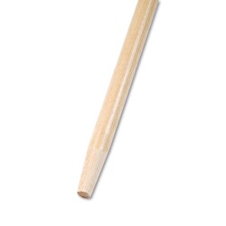 Essendant Tapered End Broom Handle, Lacquered Hardwood, 1 1/8 Dia. x 60 Long