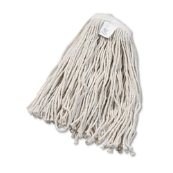 Essendant&nbsp;Cut-End Wet Mop Head, Cotton, White, #20, 12/Carton