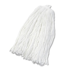 Essendant Cut-End Wet Mop Head, Rayon, No. 32, White, 12/Carton, Quantity: