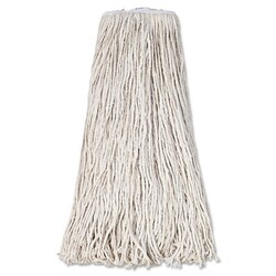 Essendant Mop Head, Premium Standard Head, Cotton Fiber, 32oz, White, 12/Carton