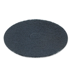 Essendant Stripping Floor Pads, 12"" Diameter, Black, 5/Carton, Quantity: