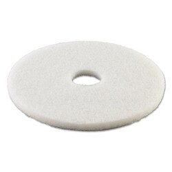 Essendant Polishing Floor Pads, 13"" Diameter, White, 5/Carton, Quantity: