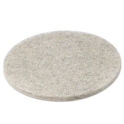 Essendant Natural Hog Hair Burnishing Floor Pads, 20"" Diameter, 5/Carton,