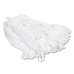 Essendant Pro Loop Web/Tailband Wet Mop Head, Rayon, 24oz, White, 12/Carton