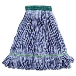 Essendant Super Loop Wet Mop Head, Cotton/Synthetic, Medium Size, Blue,