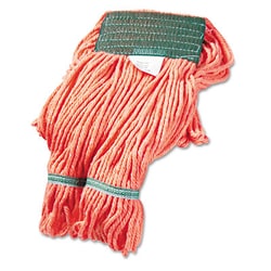 Essendant Super Loop Wet Mop Head, Cotton/Synthetic, Medium Size, Orange