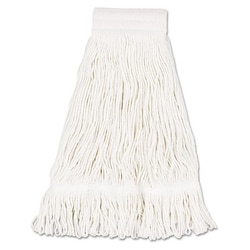 Essendant Mop Head, Pro Loop Web/Tailband, Premium Saddleback Head, Ctn, 24-oz., WH, 12/CT