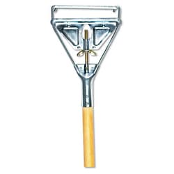 Essendant&nbsp;Quick Change Metal Head Mop Handle for No. 20 & Up Heads, 54in Wood Handle