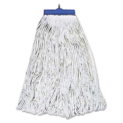 Essendant Mop Head, Lie-Flat Head, Rayon Fiber, 24oz, White, 12/Carton