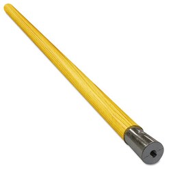 Essendant Lie-Flat Screw-In Mop Handle, Lacquered Wood, 1 1/8 dia x 54, Natural